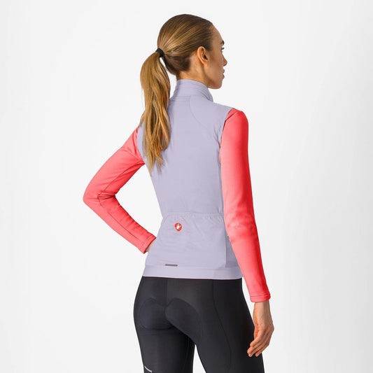 CASTELLI ESPRESSO WOMENS VEST PURPLE MIST/DEEP PURPLE