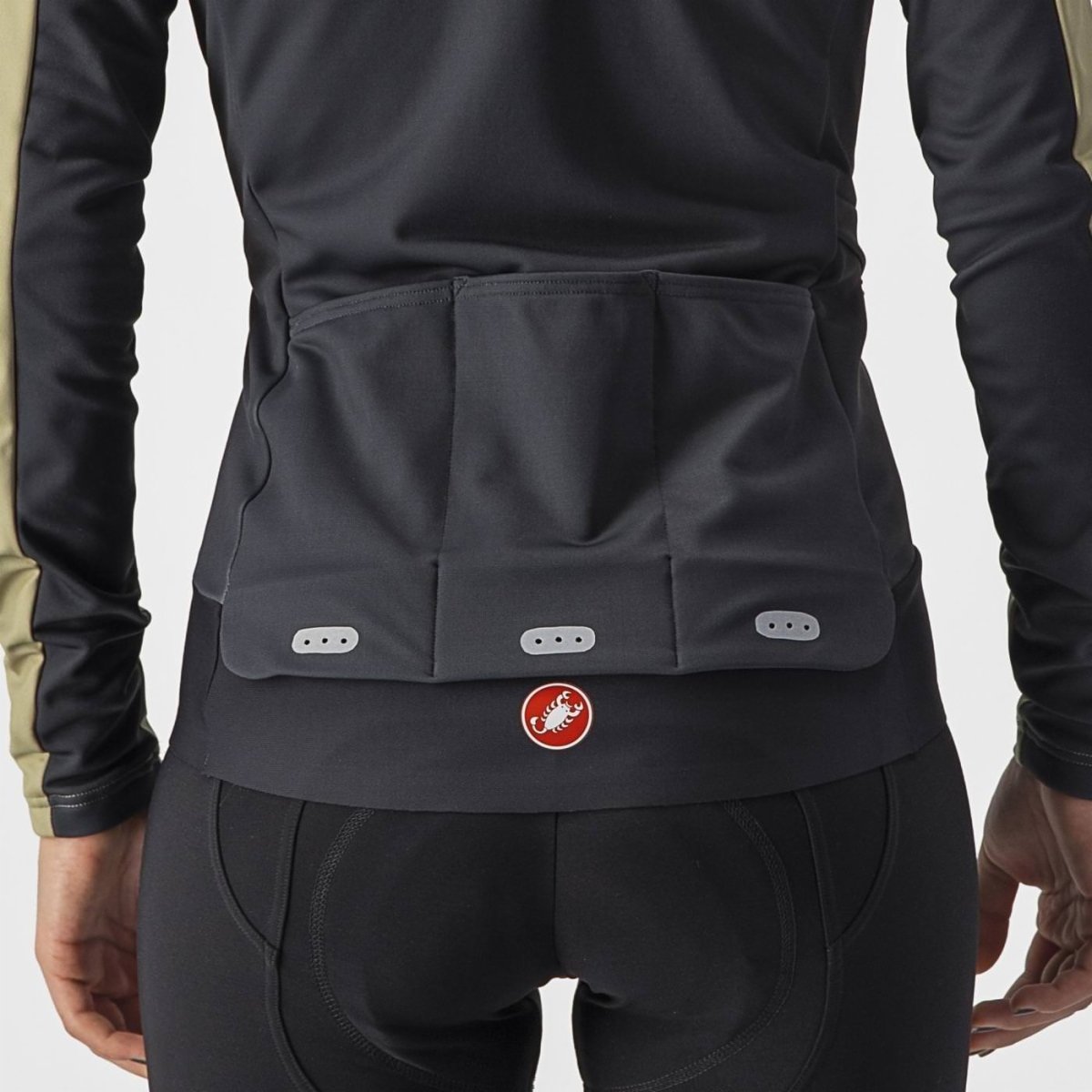 CASTELLI ALPHA RoS 2 W LIGHT JACKET GREEN TEA/DARK GRAY-WHITE