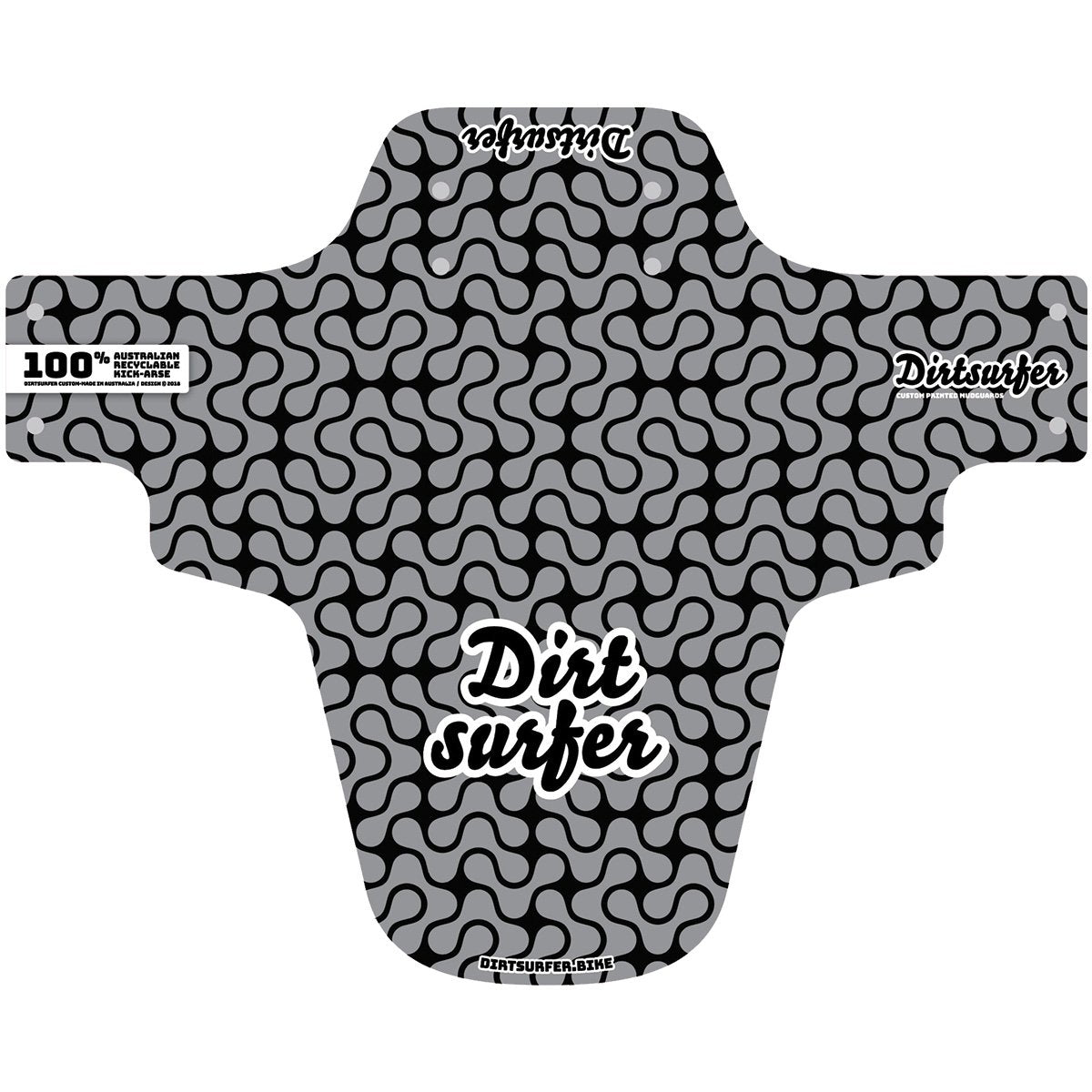 DIRTSURFER MUDGUARD - LAVA LAMP SILVER