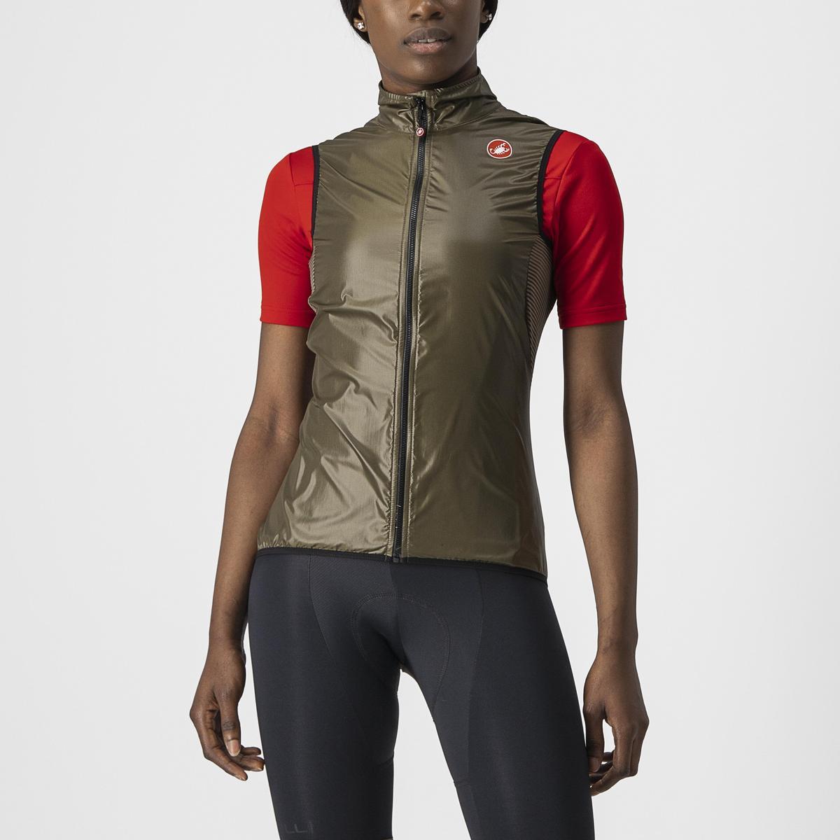 CASTELLI ARIA W VEST MOSS BROWN