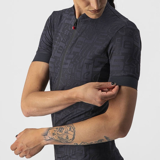 CASTELLI PROMESSA JACQUARD JERSEY LIGHT BLACK