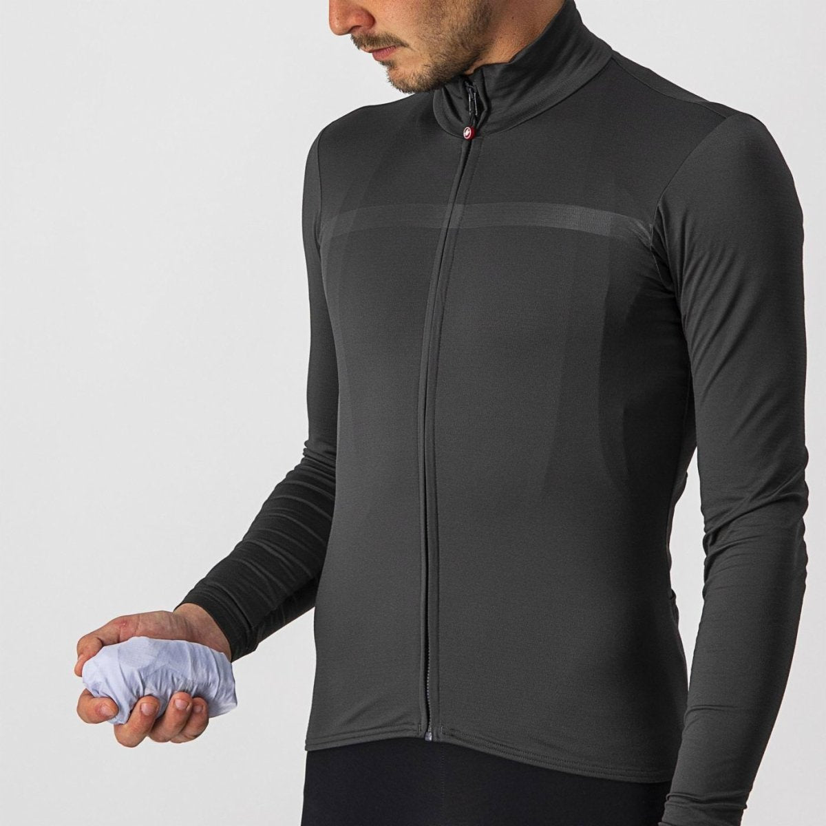 CASTELLI SQUADRA STRETCH VEST SILVER GRAY/DARK GRAY