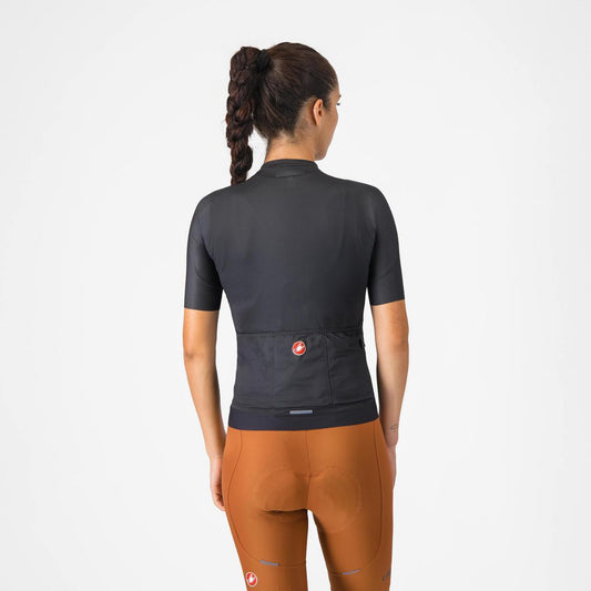 CASTELLI ESPRESSO WOMENS JERSEY LIGHT BLACK