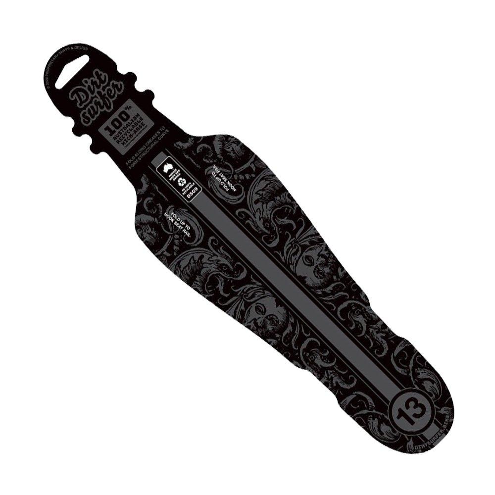 DIRTSURFER MUDGUARD TAILFEATHER - DEMONS BLACK