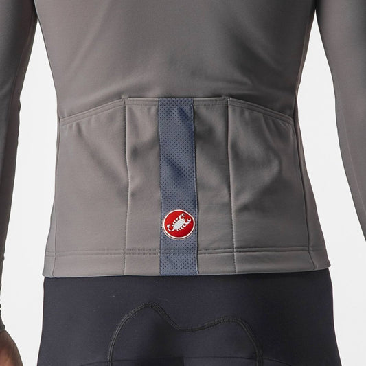 CASTELLI TUTTO NANO RoS JERSEY NICKEL GRAY