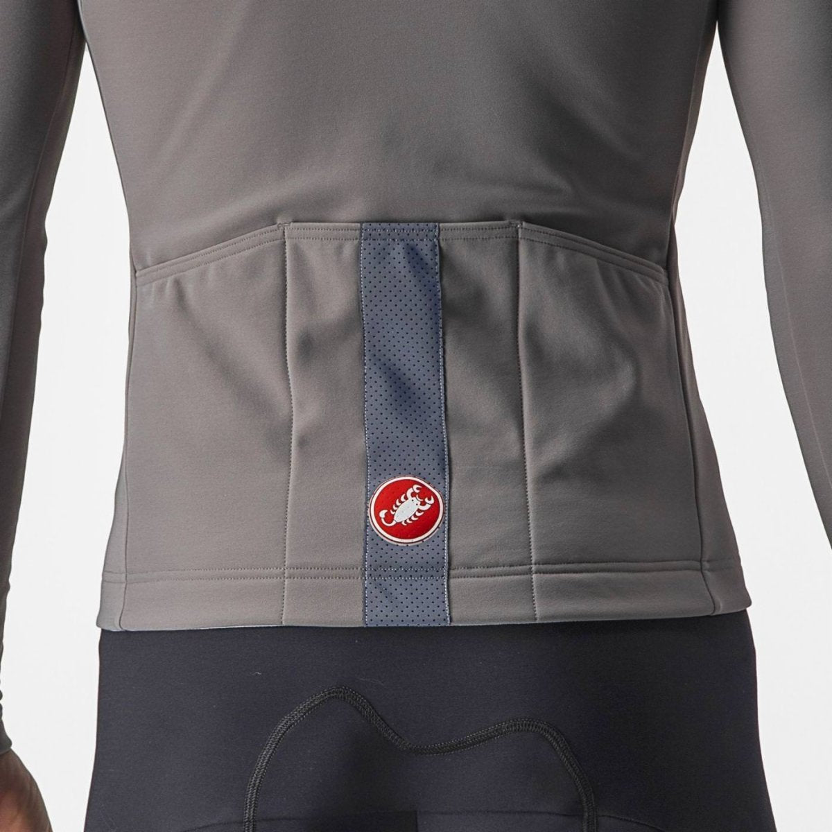 CASTELLI TUTTO NANO RoS JERSEY NICKEL GRAY
