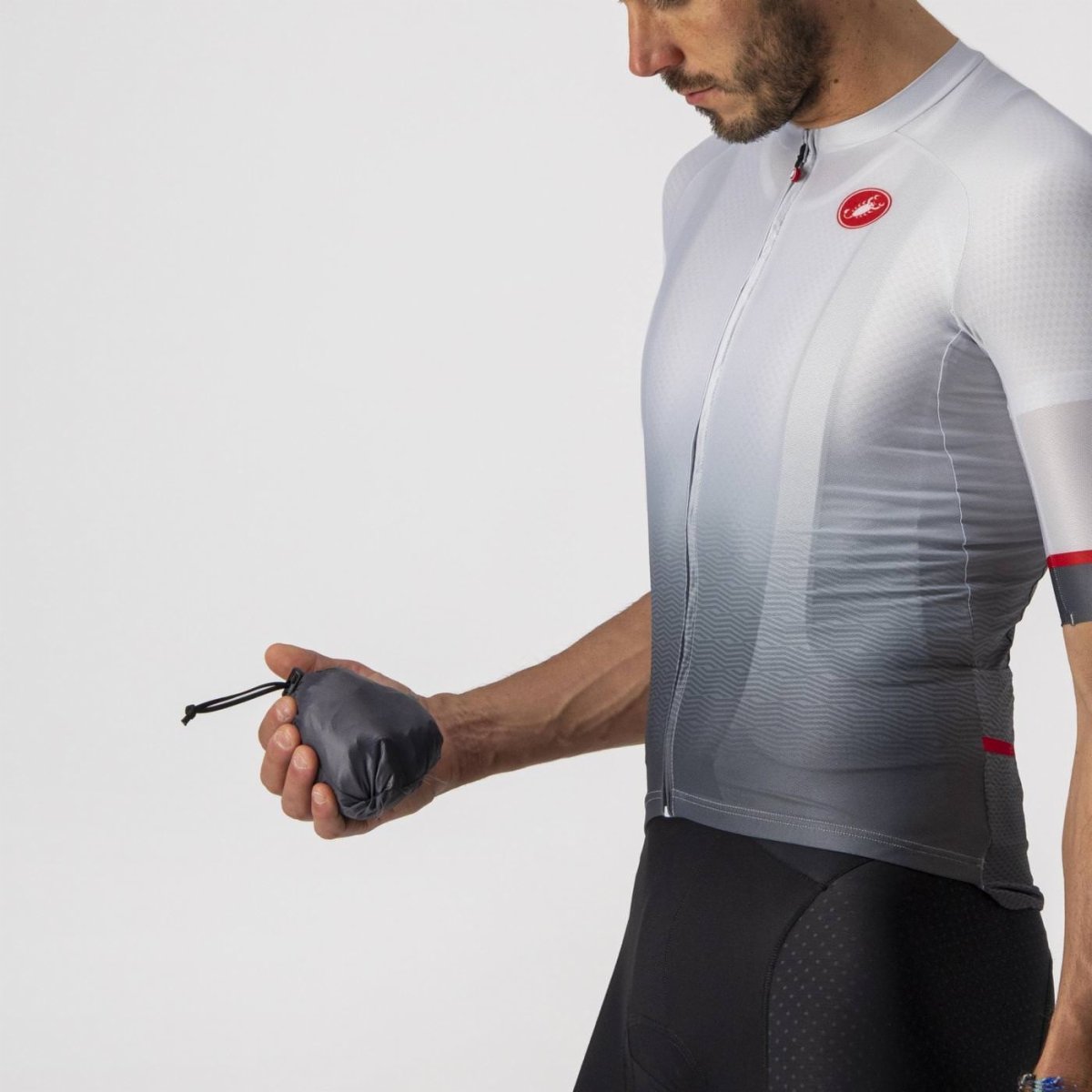 CASTELLI ARIA SHELL JACKET DARK GRAY