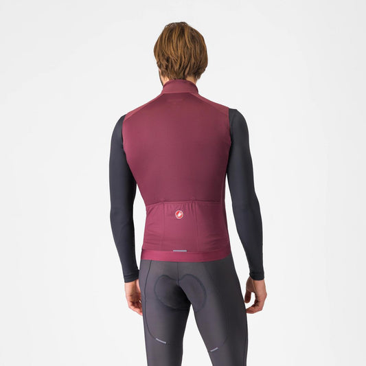 CASTELLI ESPRESSO VEST DEEP BORDEAUX