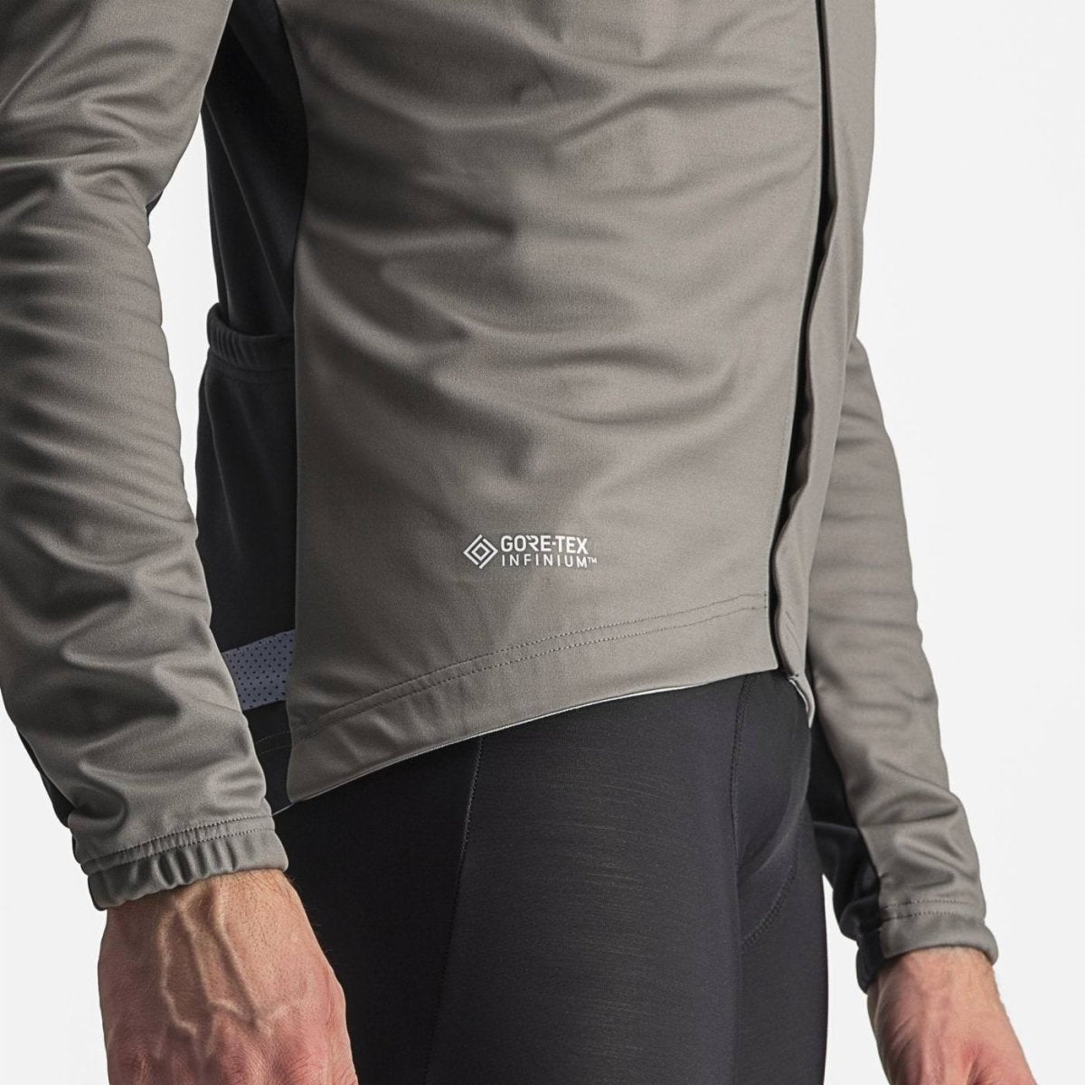 CASTELLI TRANSITION 2 JACKET NICKEL GRAY/DARK GRAY-SILVER ***MEDIUM ONLY***