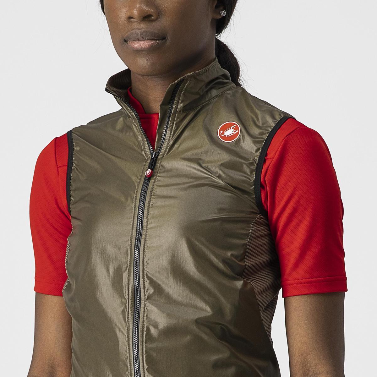 CASTELLI ARIA W VEST MOSS BROWN