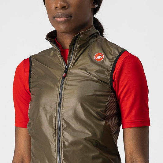CASTELLI ARIA WOMENS VEST MOSS BROWN