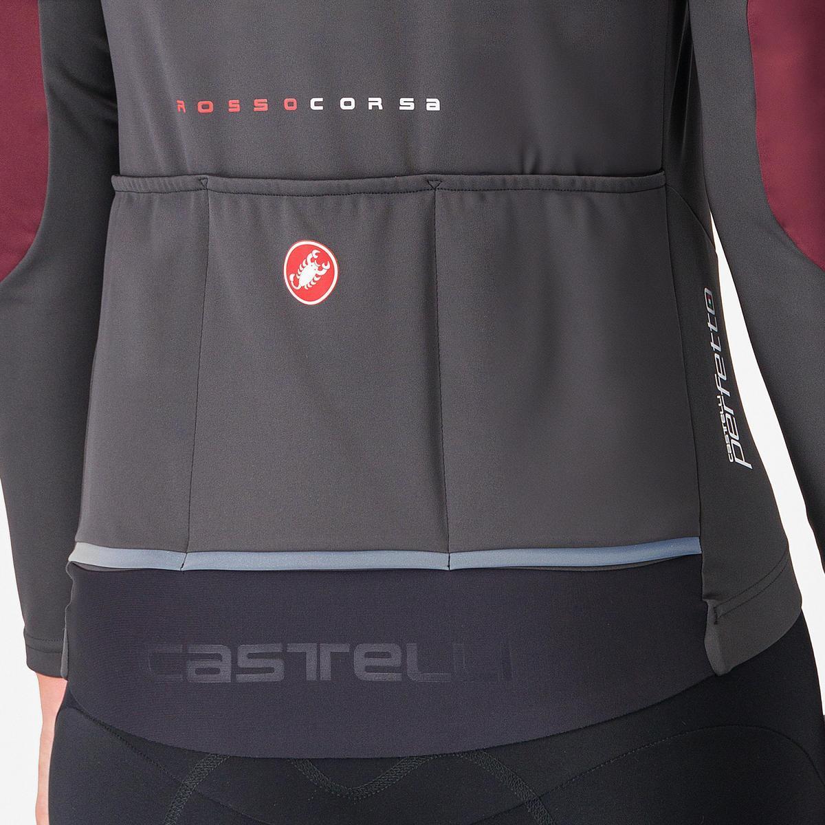CASTELLI PERFETTO AIR W JACKET DEEP BORDEAUX/DARK GRAY