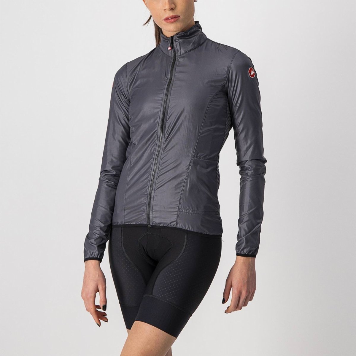 CASTELLI ARIA SHELL W JACKET DARK GRAY