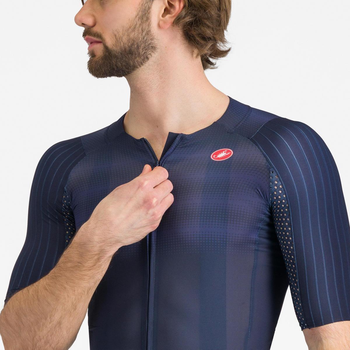 CASTELLI AERO RACE 8S JERSEY BELGIAN BLUE