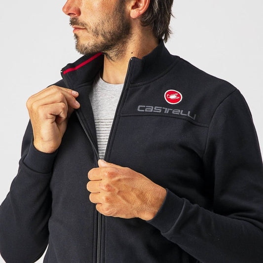 CASTELLI MILANO TRACK JACKET BLACK