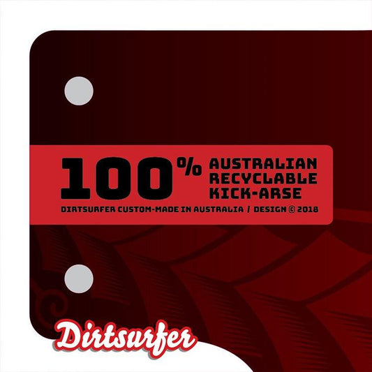 DIRTSURFER MUDGUARD - TIKI RED