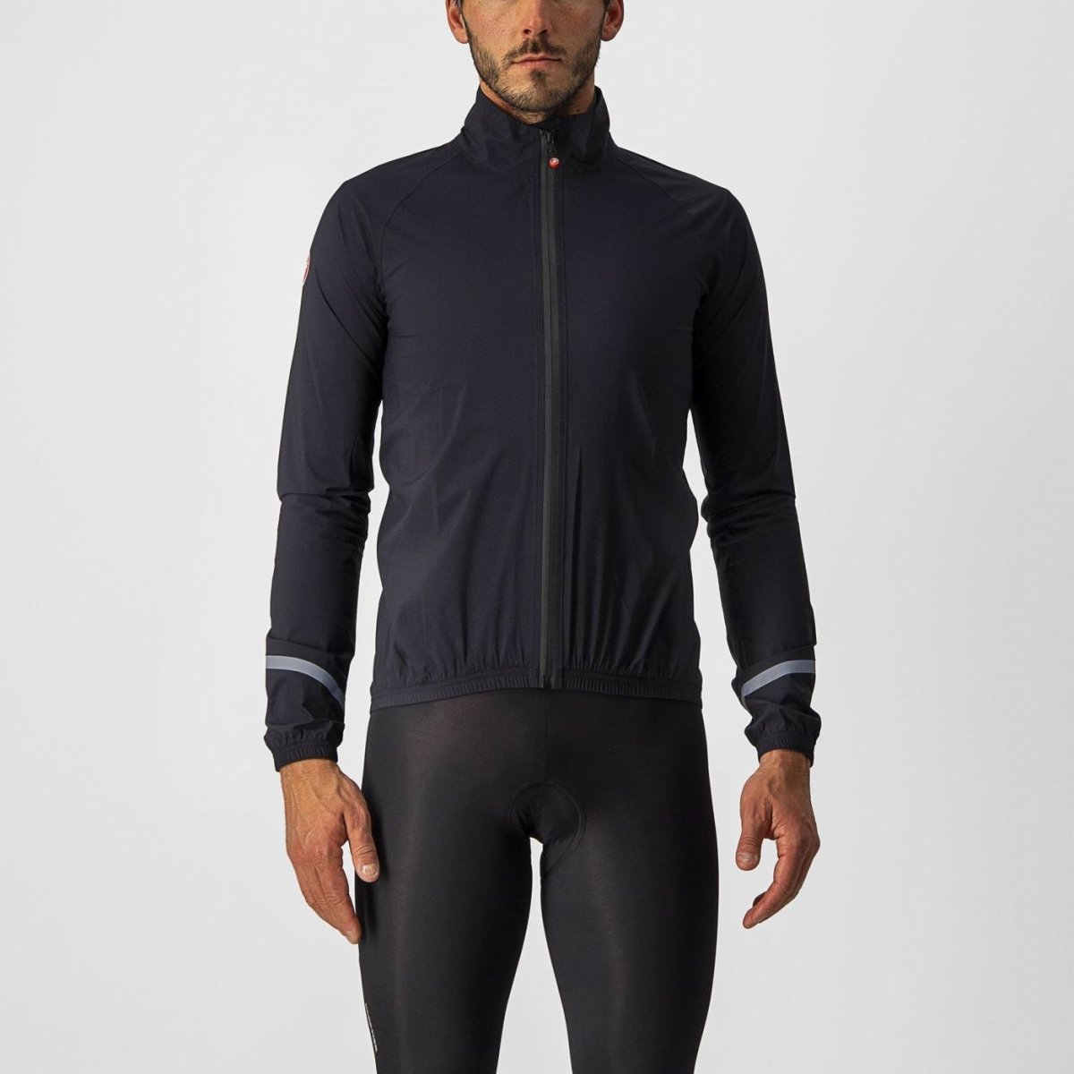 CASTELLI EMERGENCY 2 RAIN JACKET LIGHT BLACK