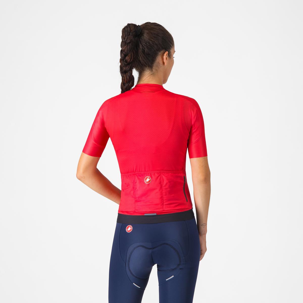 CASTELLI ESPRESSO W JERSEY HIBISCUS/DARK GRAY