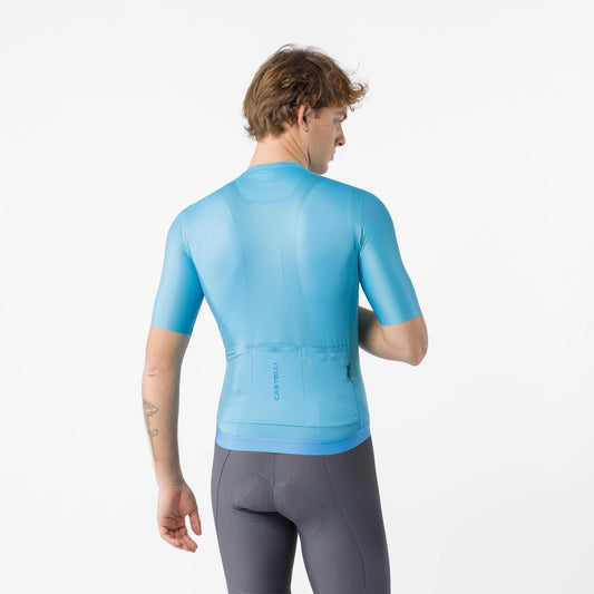 CASTELLI ESPRESSO 2 JERSEY NEON COBALT