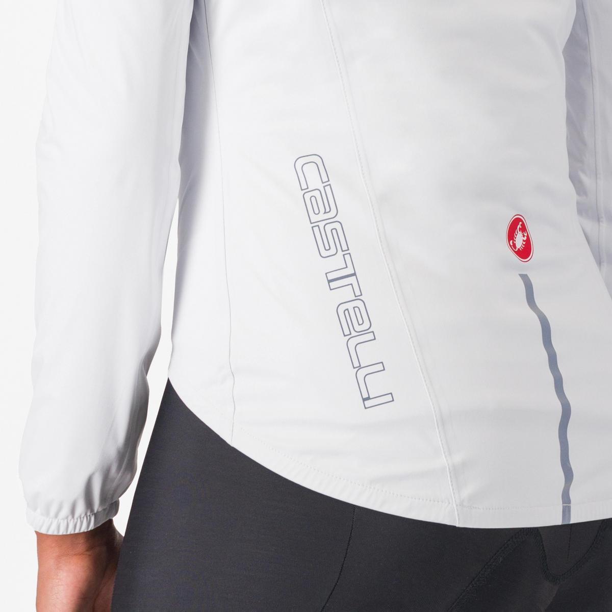 CASTELLI EMERGENCY 3 WOMENS RAIN JACKET WHITE