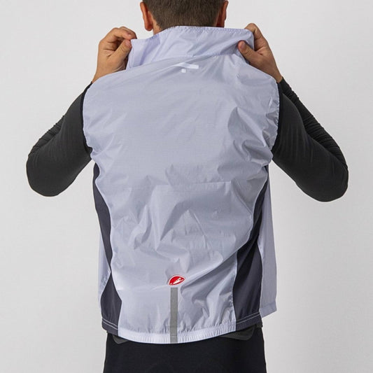 CASTELLI SQUADRA STRETCH VEST SILVER GRAY/DARK GRAY