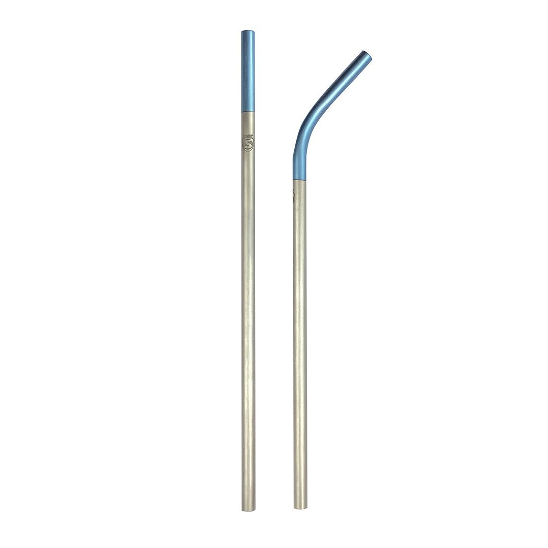SILCA TITANIUM STRAW SET - AQUA