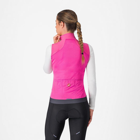 CASTELLI ESPRESSO WOMENS VEST VIOLET PINK/DARK GRAY