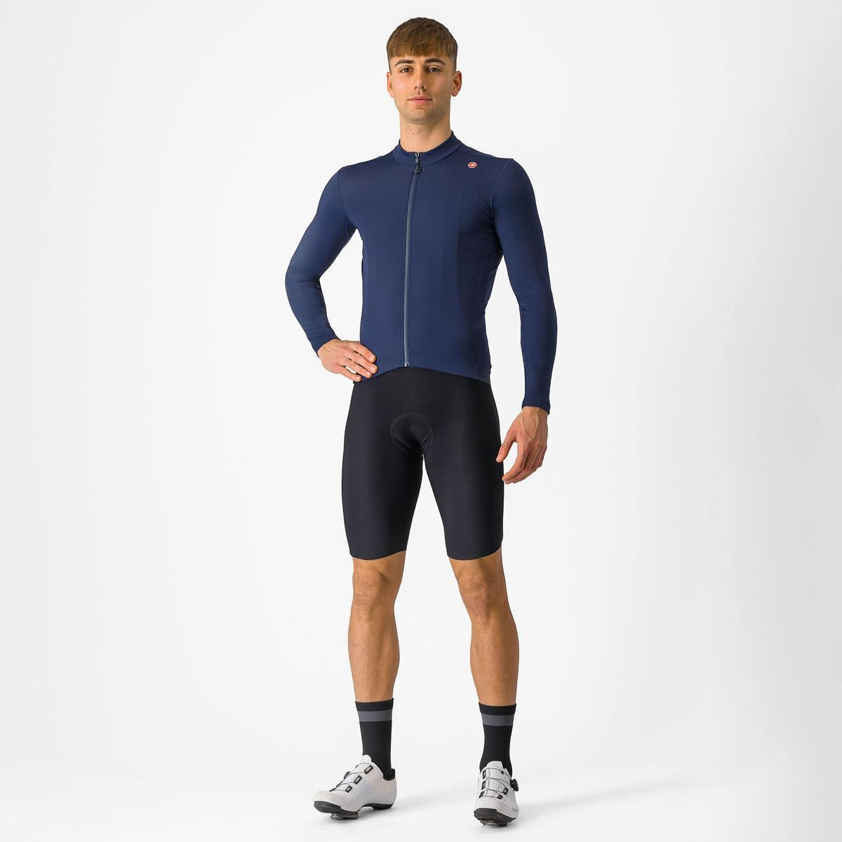 CASTELLI ESPRESSO THERMAL JERSEY BELGIAN BLUE