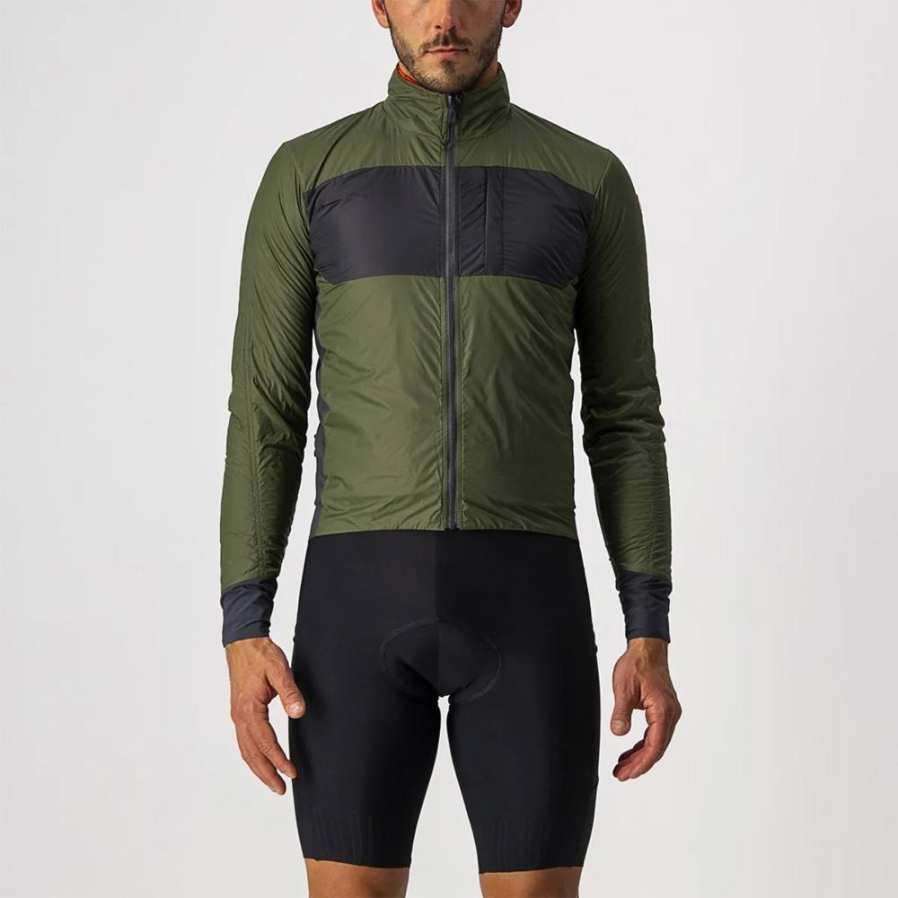 CASTELLI UNLIMITED PUFFY JACKET LIGHT MILITARY GREEN/DARK GRAY