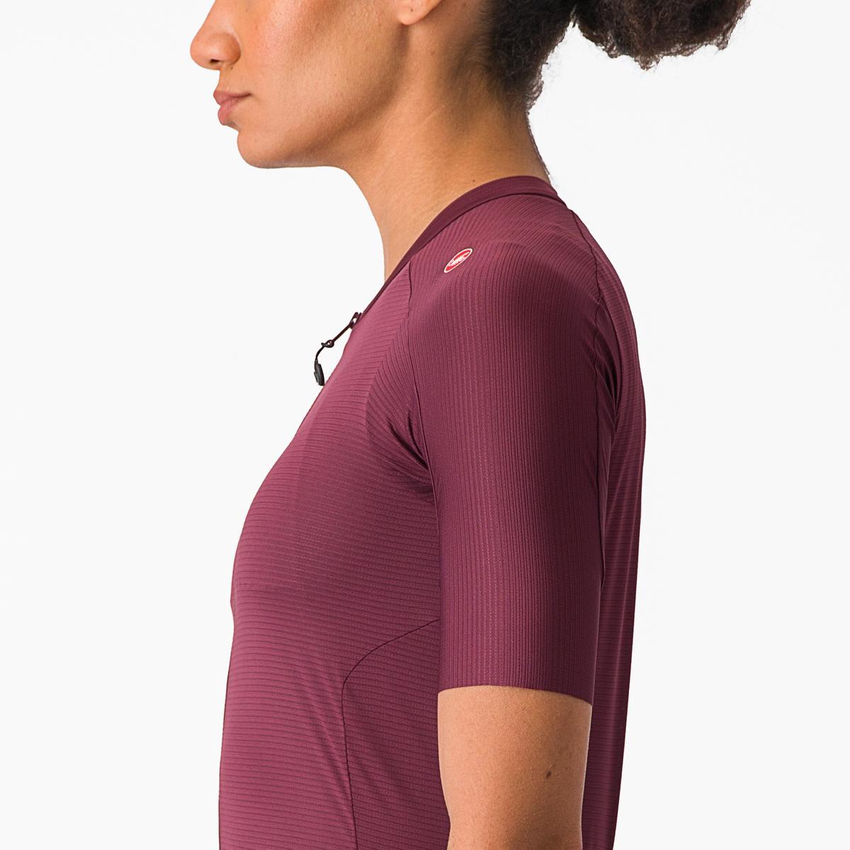 CASTELLI ESPRESSO WOMENS JERSEY DEEP BORDEAUX/DEEP BORDEAUX