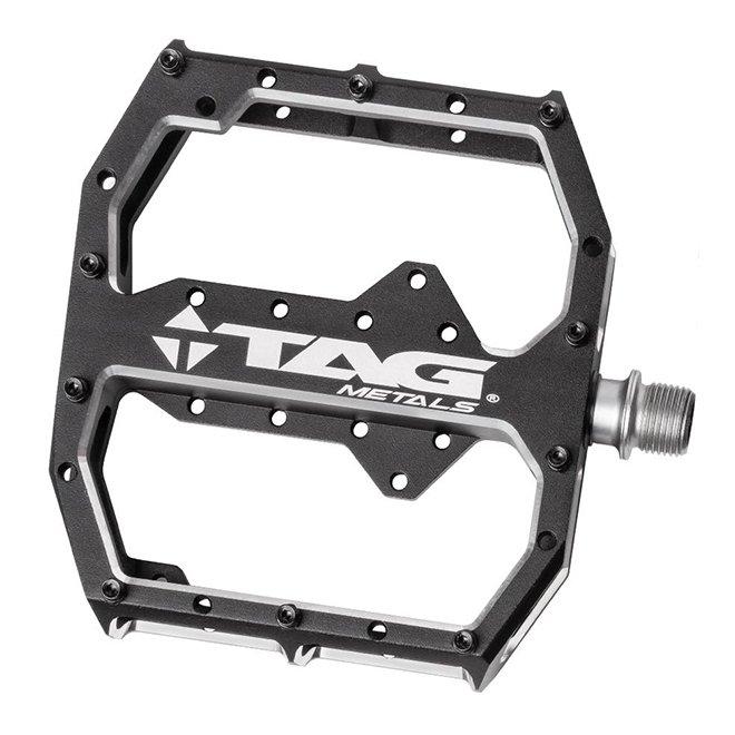 TAG METALS T1 ALUMINIUM PEDALS LARGE BLACK