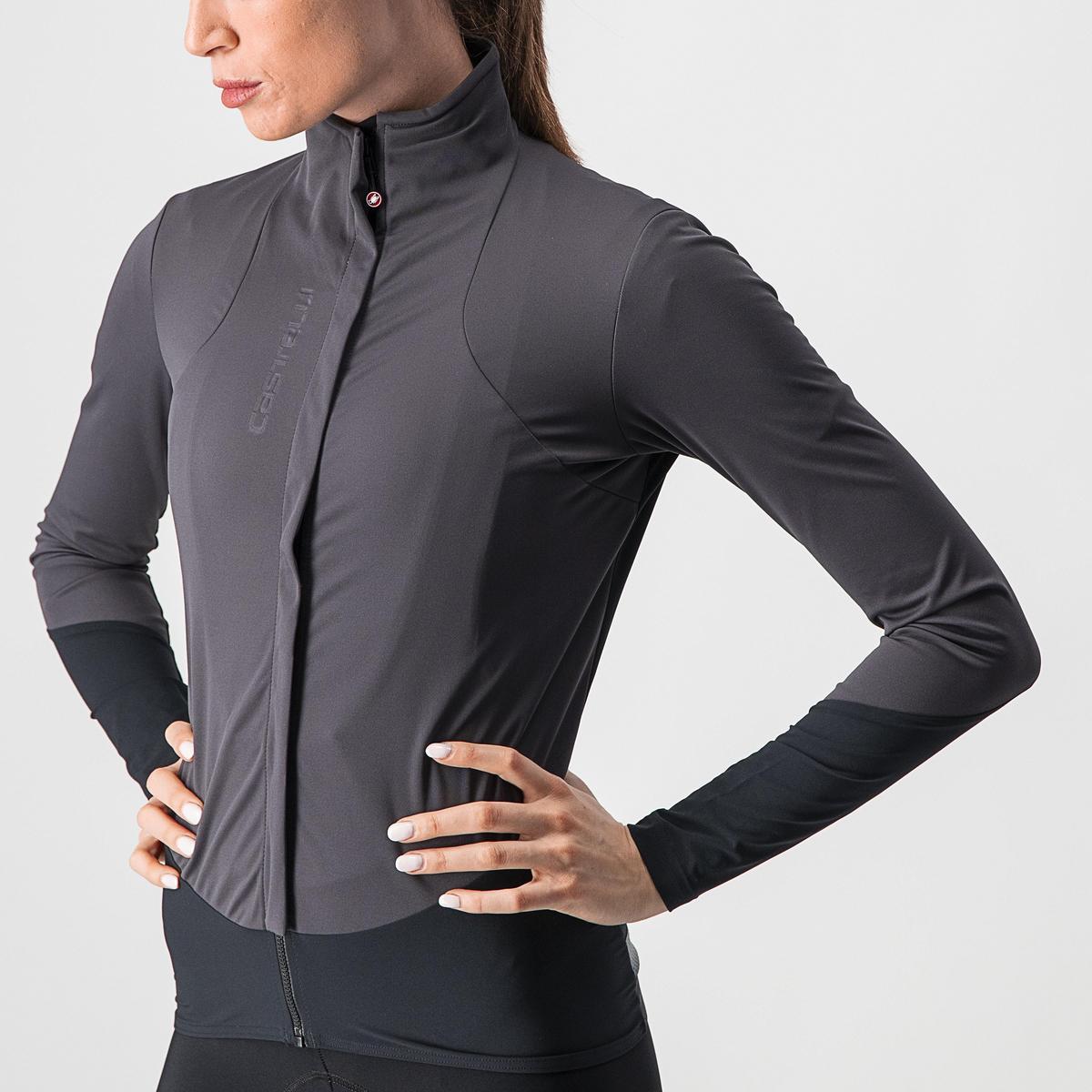 CASTELLI BETA RoS WOMENS JACKET DARK GRAY/BLACK