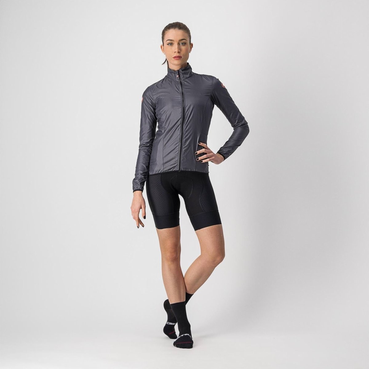 CASTELLI ARIA SHELL W JACKET DARK GRAY