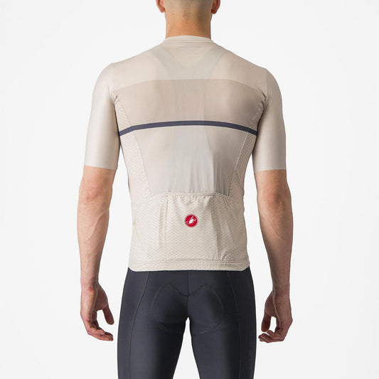 CASTELLI TRADIZIONE JERSEY SILVER MOON/CLAY-TWILIGHT BLUE