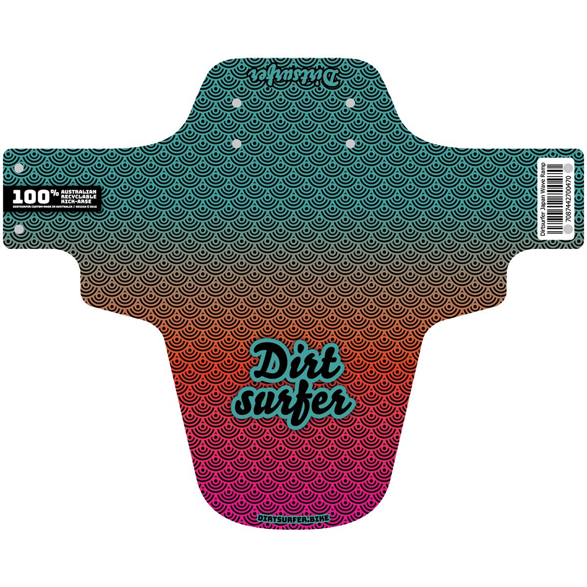 Dirtsurfer Mudguard - Japan Wave Ramped