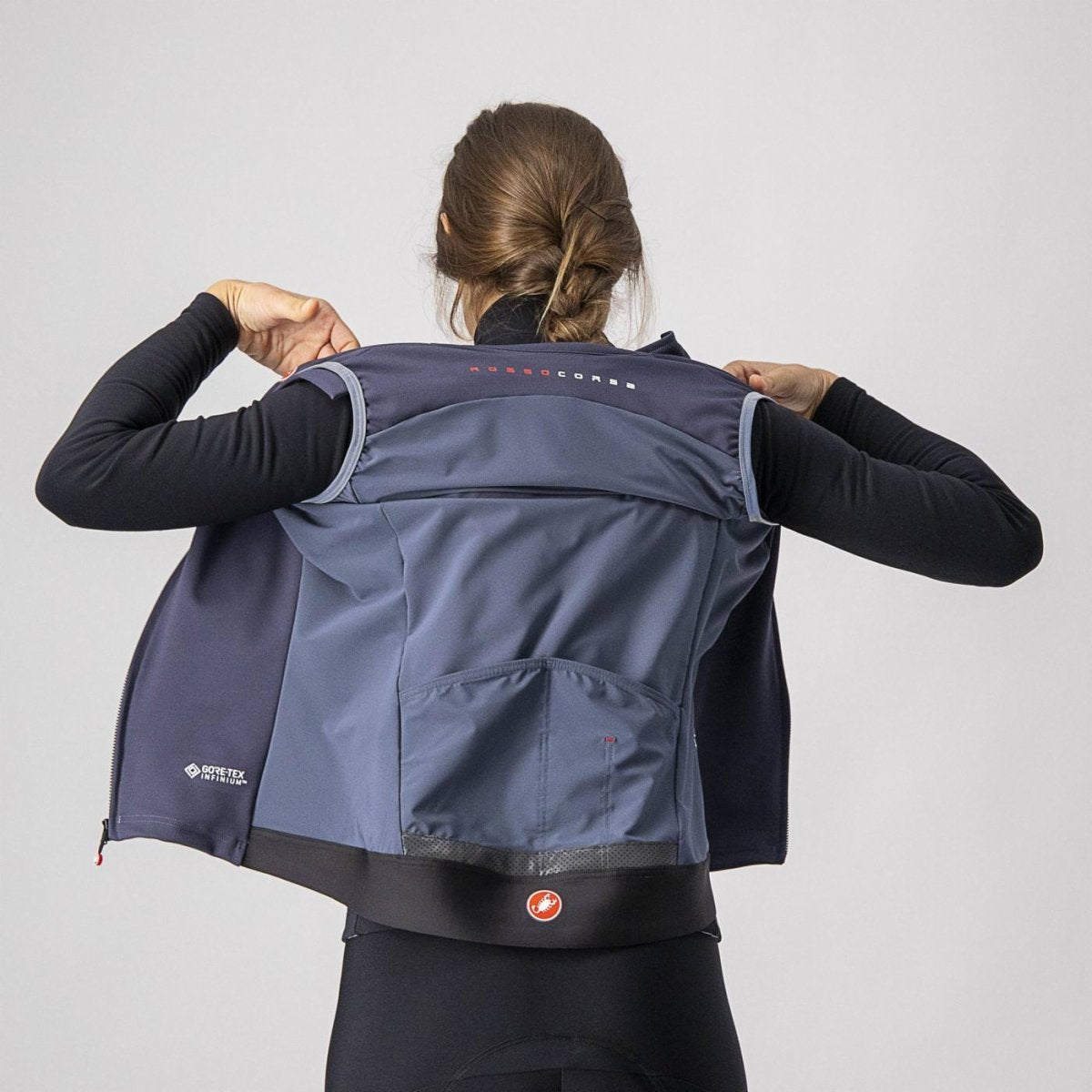 CASTELLI PERFETTO ROS W VEST DARK STEEL BLUE