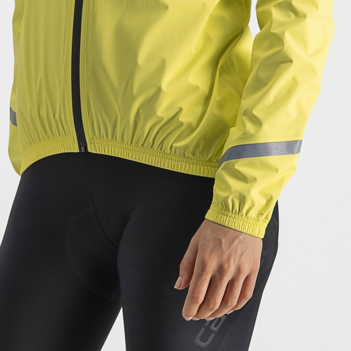 CASTELLI EMERGENCY 2 WOMENS RAIN JACKET BRILLIANT YELLOW