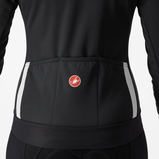 CASTELLI DINAMICA 2 JACKET LIGHT BLACK/WHITE REFLEX