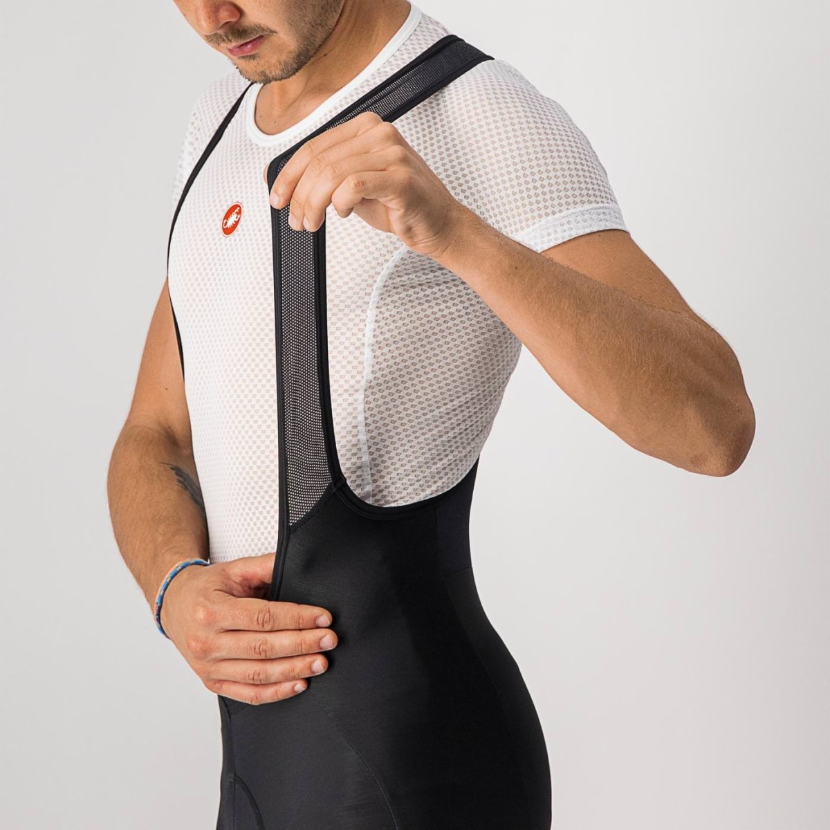 CASTELLI VELOCISSIMO 5 BIBTIGHT BLACK/RED REFLEX