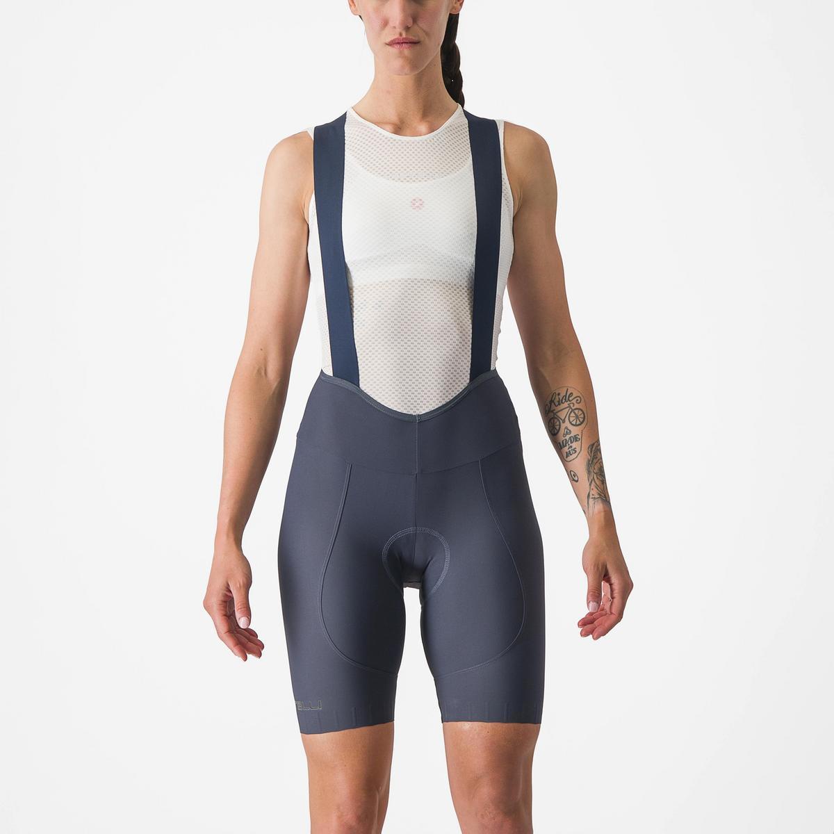 CASTELLI ESPRESSO WOMENS DT BIBSHORT TWILIGHT BLUE