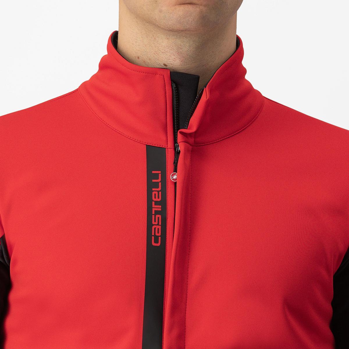 CASTELLI ENTRATA JACKET RED/BLACK LIGHT BLACK