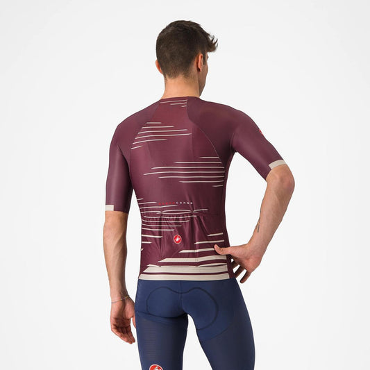 CASTELLI CLIMBER'S 4.0 JERSEY DEEP BORDEAUX/SILVER MOON