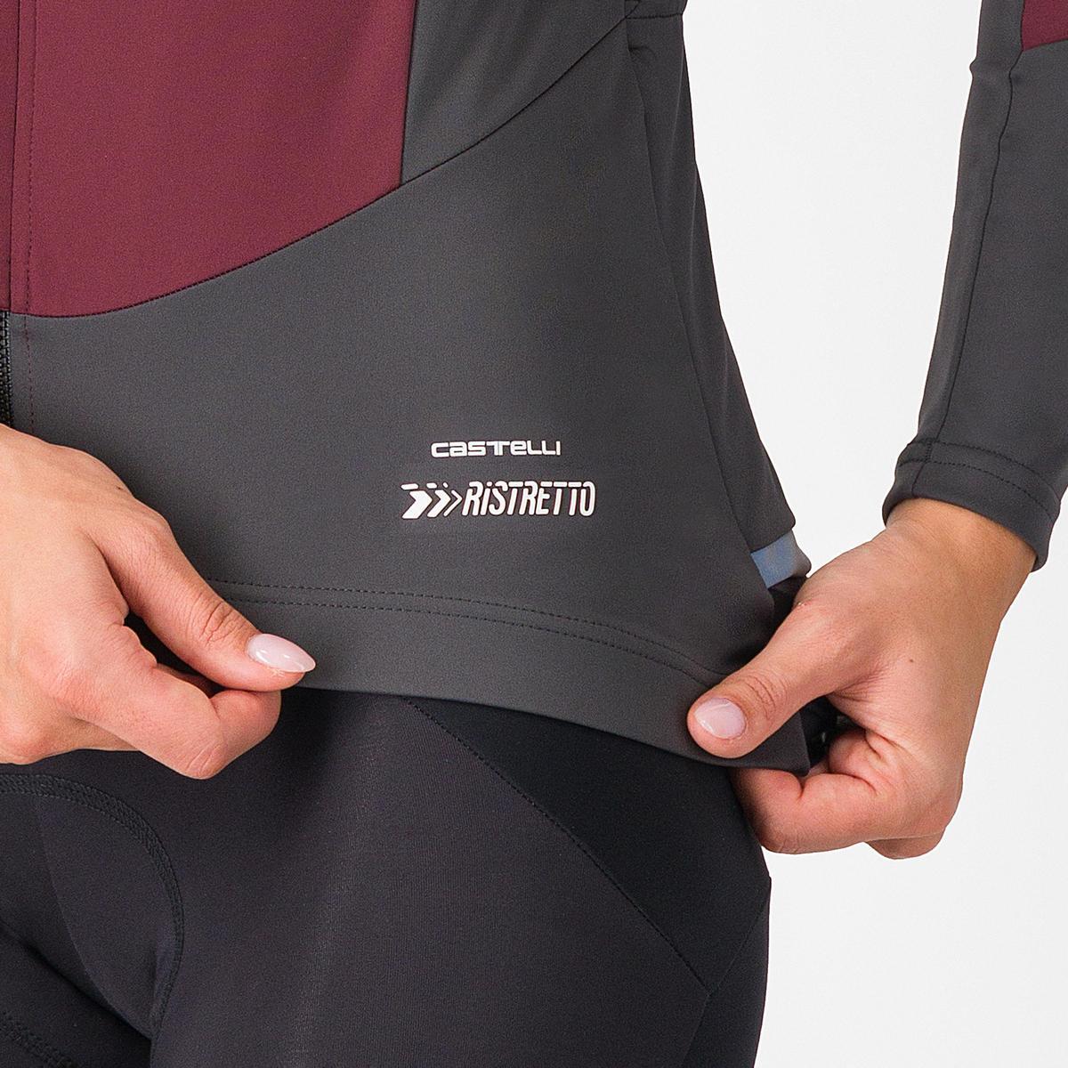 CASTELLI PERFETTO AIR W JACKET DEEP BORDEAUX/DARK GRAY