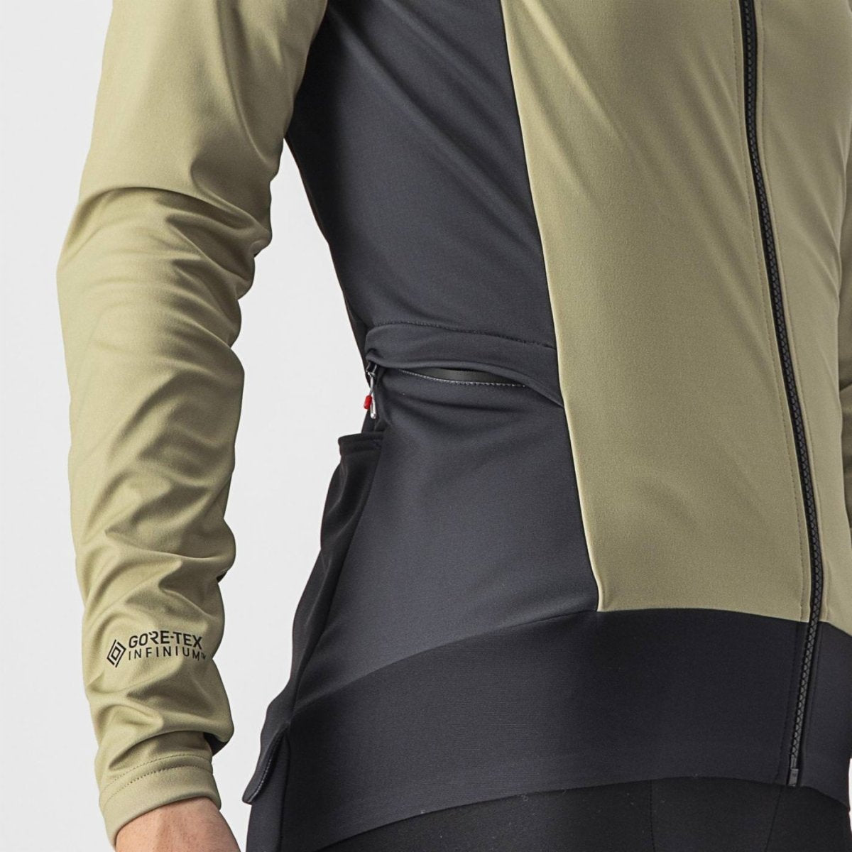 CASTELLI ALPHA RoS 2 W LIGHT JACKET GREEN TEA/DARK GRAY-WHITE