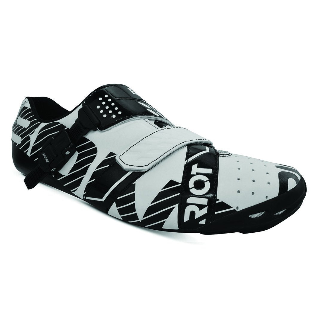 BONT RIOT BUCKLE WHITE/BLACK S+D