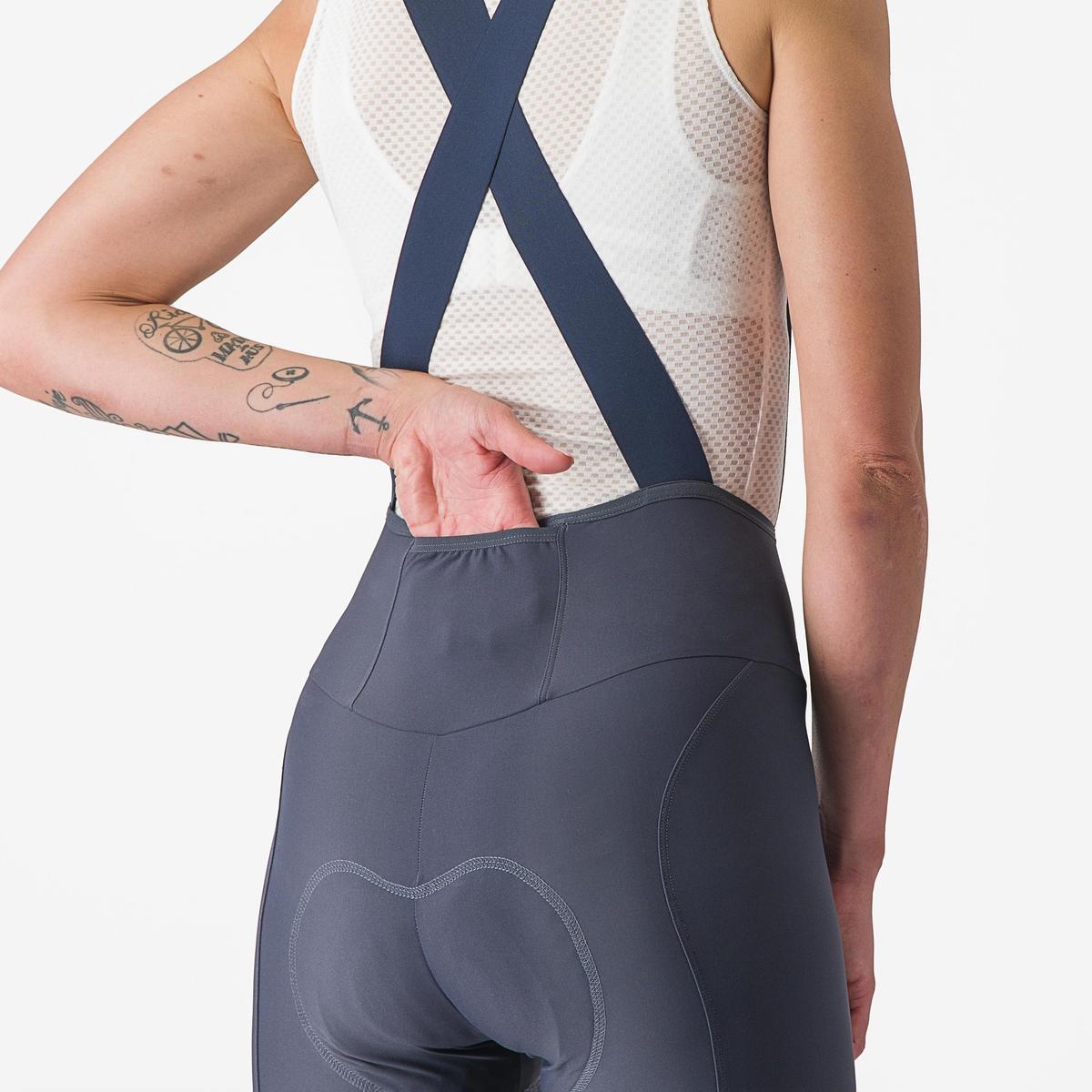 CASTELLI ESPRESSO W DT BIBSHORT TWILIGHT BLUE