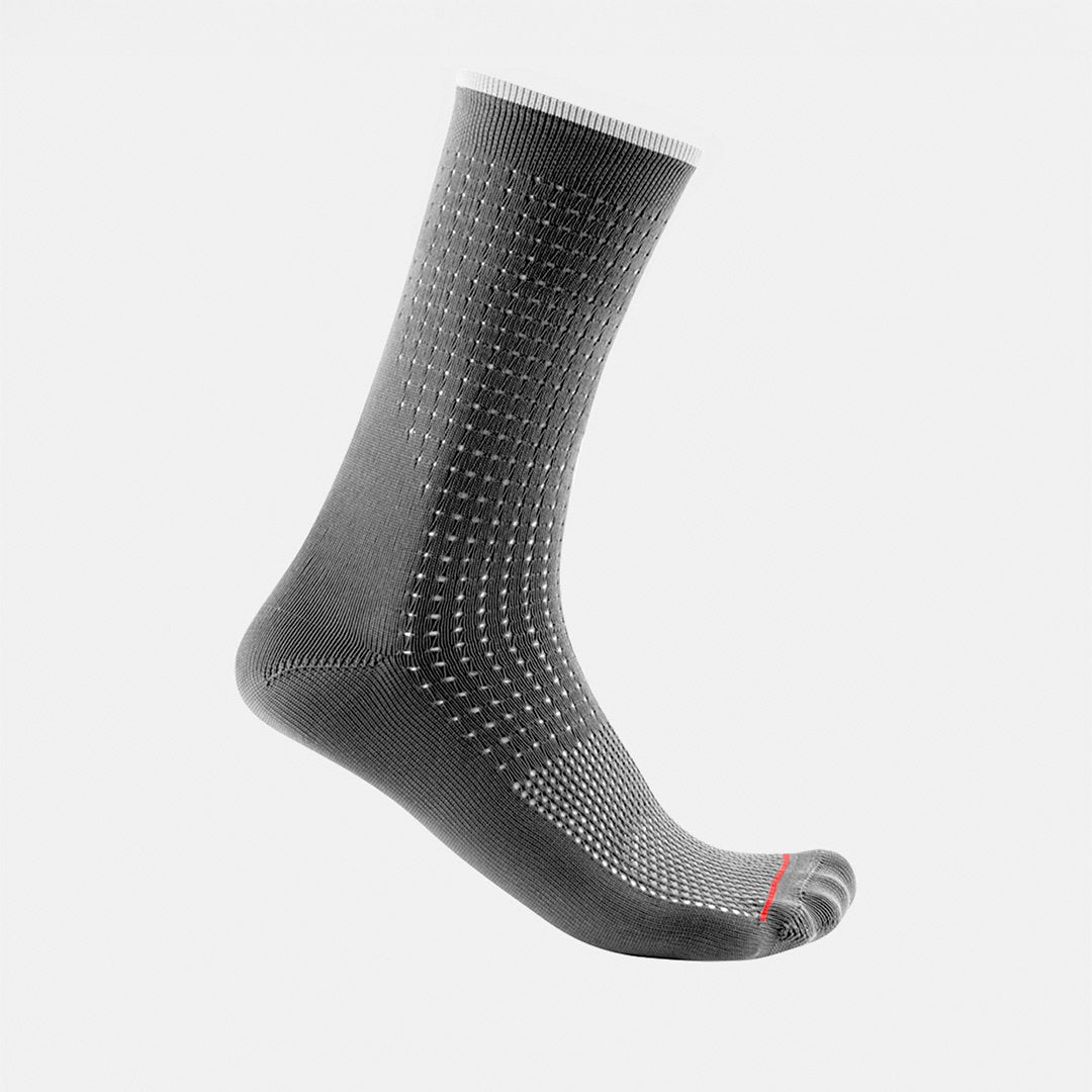 CASTELLI PREMIO 18 SOCK GUNMETAL GRAY