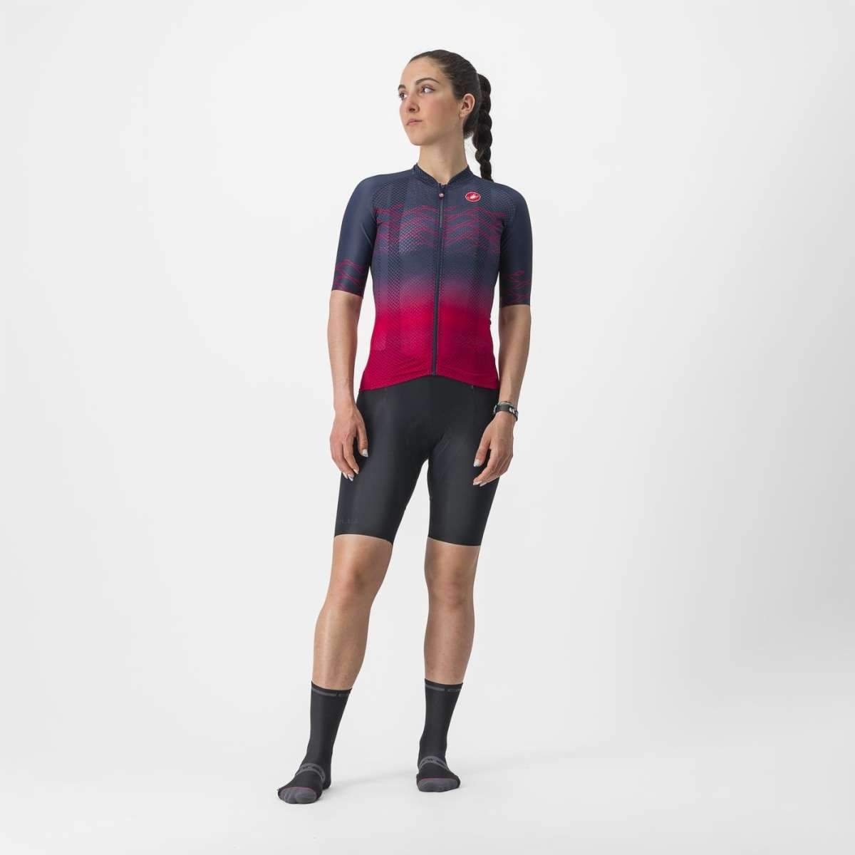 CASTELLI CLIMBER'S 2.0 WOMENS JERSEY BELGIAN BLUE/PERSIAN RED