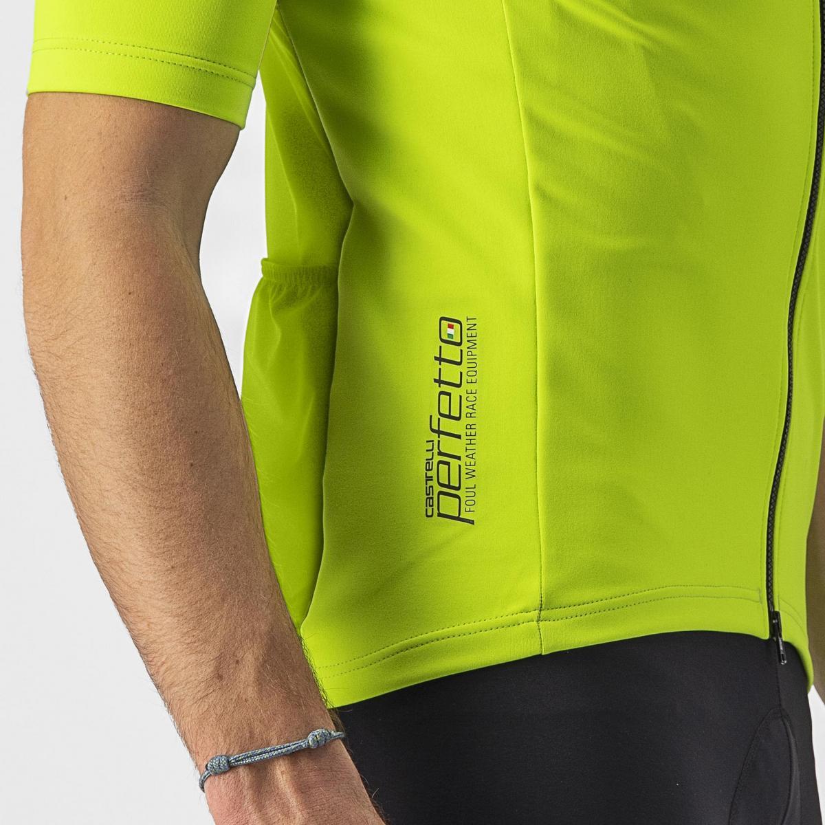 CASTELLI PERFETTO RoS 2 WIND JERSEY ELECTRIC LIME