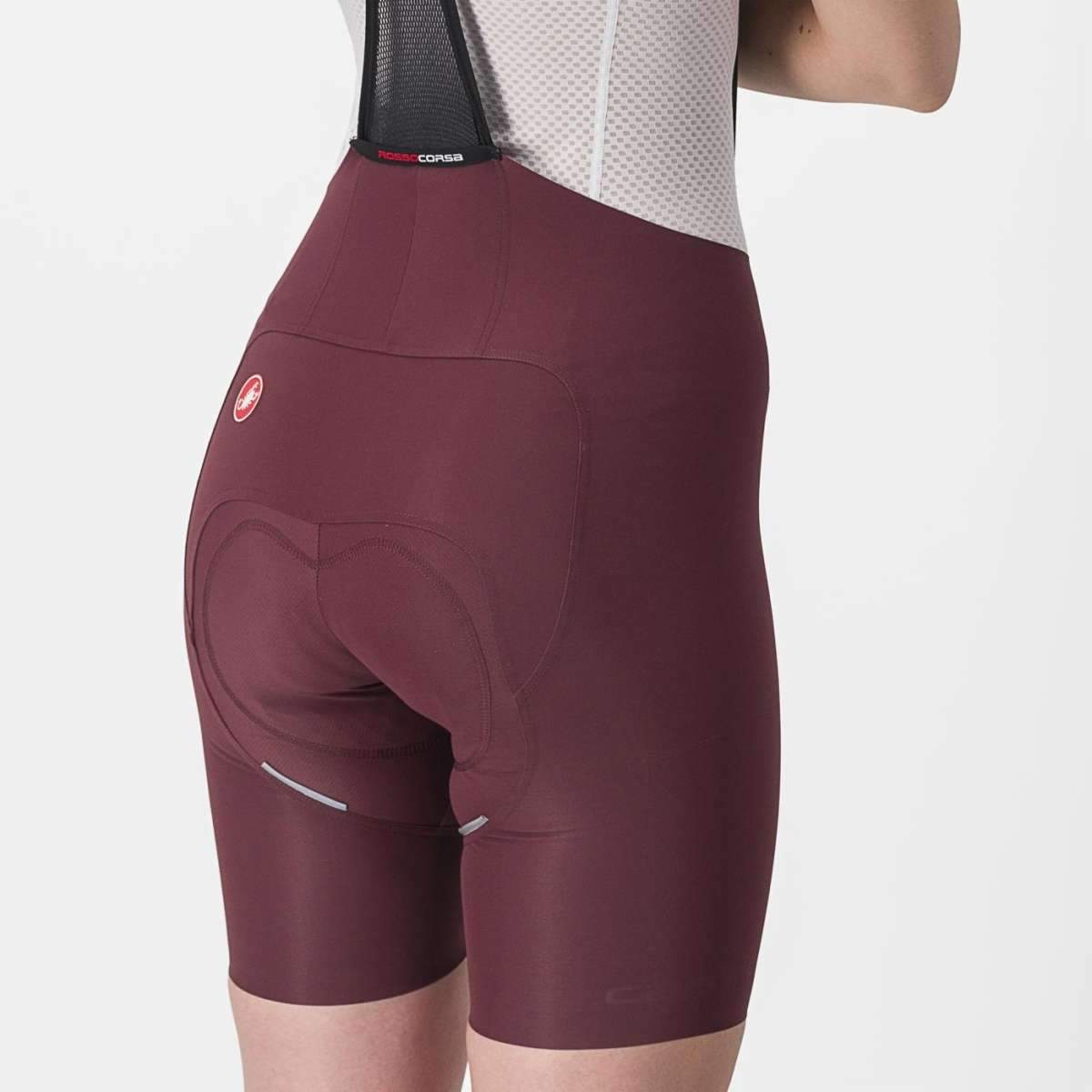 CASTELLI FREE AERO RC WOMENS BIBSHORT DEEP BORDEAUX